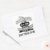 2e wijziging Beer Wapens Gadsden Flag Sticker USA (Envelop)