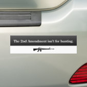 2e wijziging Bumpersticker (Op auto)
