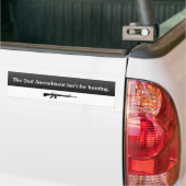 2e wijziging Bumpersticker (Op Truck)
