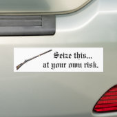2e wijziging bumpersticker (Op auto)