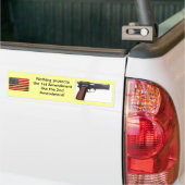 2e wijziging Bumpersticker (Op Truck)