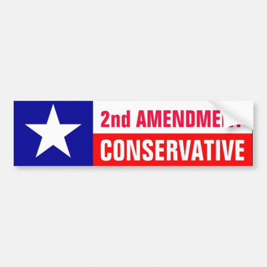 2e wijziging conservatief bumpersticker (Voorkant)