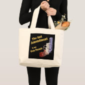 2e wijziging pistool grote tote bag (Voorkant (product))