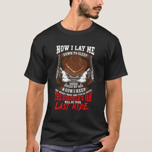 2e wijziging Pistool Humor citeert Pistolen grappi T-shirt (Voorkant)