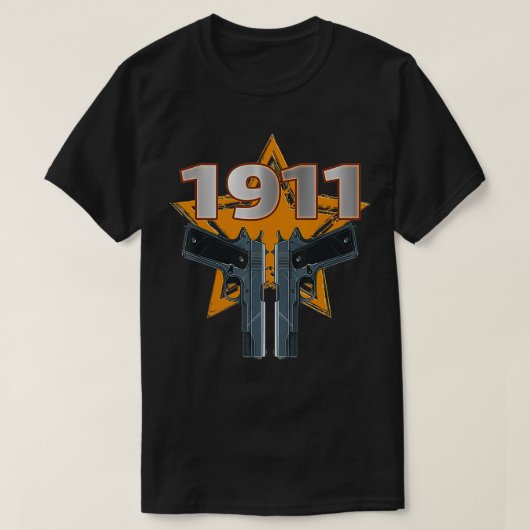 2e wijziging Pro Pistool safe 1911 45ACS 2e wijzig T-shirt (Design voorkant)