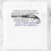 2e wijziging rechthoek Sticker (Tas)