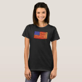 2e wijziging: Semi Automatic Rifle American Flag T-shirt (Voorkant volledig)