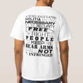 2e wijziging: T-Shirt Basic White T-shirt (Achterkant)