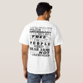 2e wijziging: T-Shirt Basic White T-shirt (Achterkant volledig)