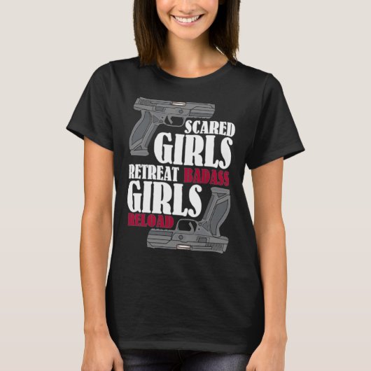 2e wijziging: vrouwen 2e wijziging: anti-Pistool c T-shirt (Voorkant)