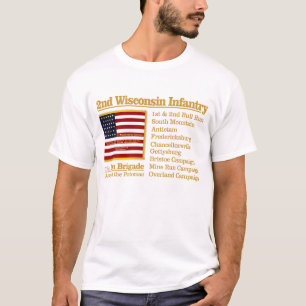 2e Wisconsin Infantry (BH) T-shirt