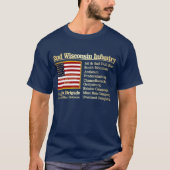 2e Wisconsin Infantry (BH) T-Shirt (Voorkant)