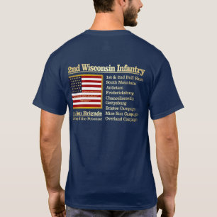 2e Wisconsin Infantry (BH) T-Shirt