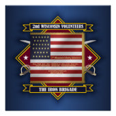 2e Wisconsin Volunteer Infantry Perfect Poster (Voorkant)