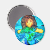 2FAERY POP BLAUWE MAGNEET (Voorkant / Achterkant)