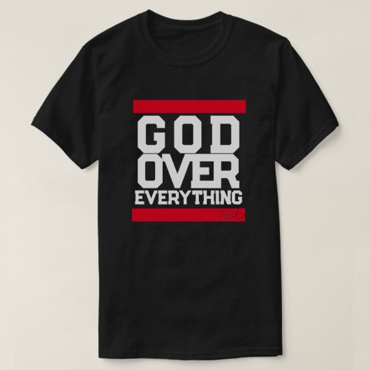 "2feet" God over alles T-shirt (Design voorkant)