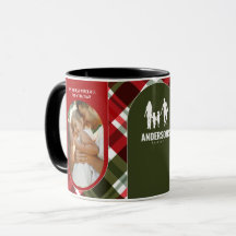 2Foto Schotse Rood Groen Clan Stewart Tartan Op Ma
