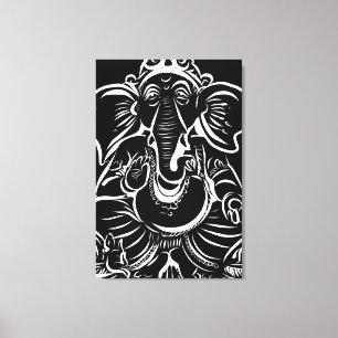 2FT x 3FT GANESH WALL GRAPHIC ART Canvas Afdruk