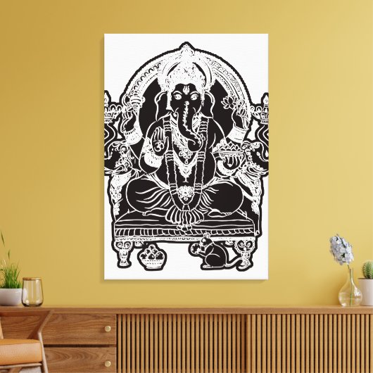 2FT x 3FT GANESH WALL GRAPHIC ART Canvas Afdruk (Insitu (Woonkamer))