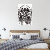 2FT x 3FT GANESH WALL GRAPHIC ART Canvas Afdruk (Insitu (Slaapkamer))