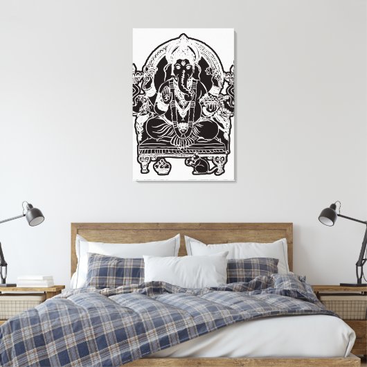 2FT x 3FT GANESH WALL GRAPHIC ART Canvas Afdruk (Insitu (Slaapkamer))