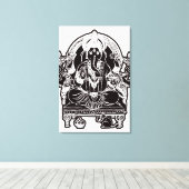 2FT x 3FT GANESH WALL GRAPHIC ART Canvas Afdruk (Insitu (Houten vloer))