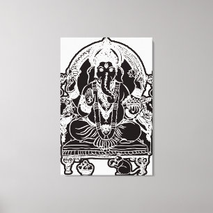 2FT x 3FT GANESH WALL GRAPHIC ART Canvas Afdruk