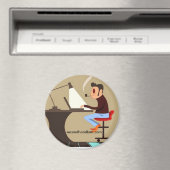 2HT-magneet, 3-in. Magneet (Insitu (Vaatwasser))