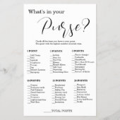 2in1 Bruids Bingo & Whats in uw portemonnee Games Flyer (Achterkant)
