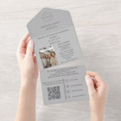 2in1 Business Launch Invitation + Visitekaartje All In One Uitnodiging (Afscheurbaar)