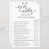 2in1 Over of Under & Zou Ze Liever Douchen Games (Voorkant / Achterkant)