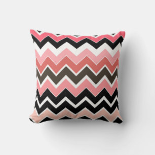 2in1 Roze Aarde ZigZag Patroon Kussen