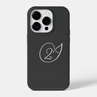 "2J" Logo iPhone 14 Plus Hoesje
