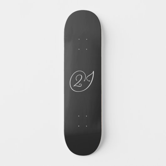 "2J" Logo Persoonlijk Skateboard (Voorkant)