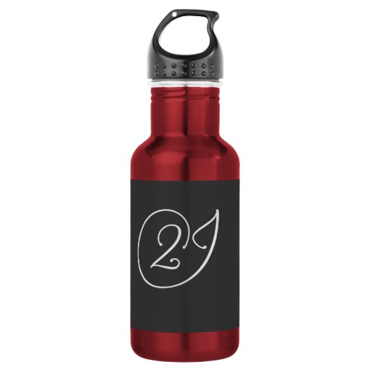'2J'-logo Waterfles (Voorkant)