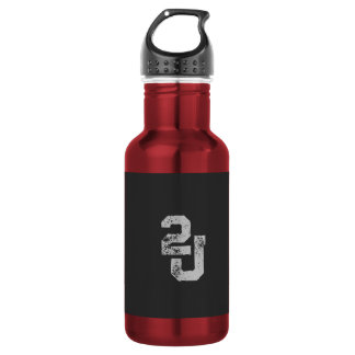 '2J' Logo Waterfles