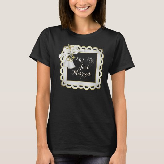 #2Just getrouwde Women's Hanes ComfortSoft® T-Shir T-shirt (Voorkant)