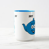 2lip Combo Mok, 15 oz Tweekleurige Koffiemok (Center)