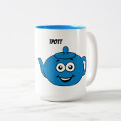 2lip Combo Mok, 15 oz Tweekleurige Koffiemok (Voorkant rechts)