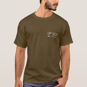 2MA Battle Tijdlijn T-Shirt (bruin)