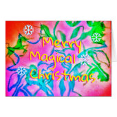 2MAGISCHE CHRISTMAS UNICORNS KAART (Voorkant Horizontaal)