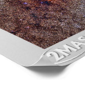 2MASSA - Galactisch centrum Poster (Hoek)