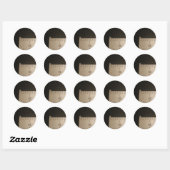 2mm Origami kraan Ronde Sticker (Vel)