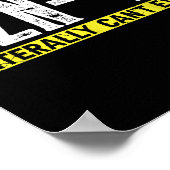 2n-1 Ik cant letterlijk even Poster (Hoek)