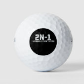 2n-1 Ik kan letterlijk niet eens Wiskunde leraar Golfballen (Voorkant)