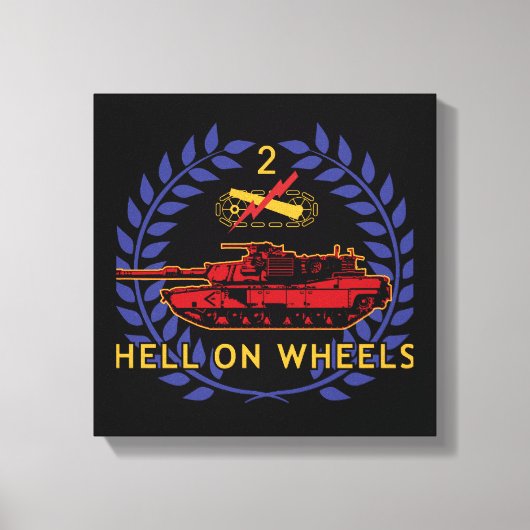 2nd Armored Division: Strength and Honor Canvas Afdruk (Voorkant)
