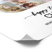 2nd Birthday Number 2 Custom Photo Collage Poster (Hoek)