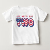 2nd Birthday Party Patriotic USA Flag July 4th (Voorkant)