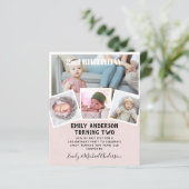 2ND Birthday Photo Collage Boy of Girl Mixed Mixed (Staand voorkant)