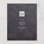 2ND Birthday Photo Collage Boy of Girl Mixed Mixed Flyer (Achterkant)